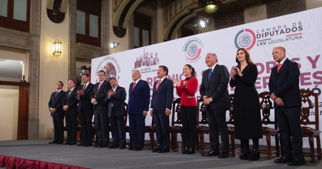 El Presidente Andrés Manuel López Obrador reconoció la tarde de este martes la lealtad de las y los legisladores de Morena en la Cámara de Diputados y en el Senado de la República, a la vez que reprendió "la traición".