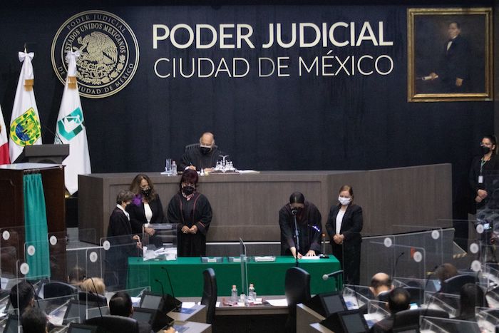 Interior del Tribunal Superior de Justicia de la Ciudad de México (TSJ-CdMx).