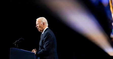 El Presidente de Estados Unidos, Joe Biden, habla con líderes africanos reunidos para la Cumbre de Líderes de EU y África el miércoles 14 de diciembre de 2022 en Washington.