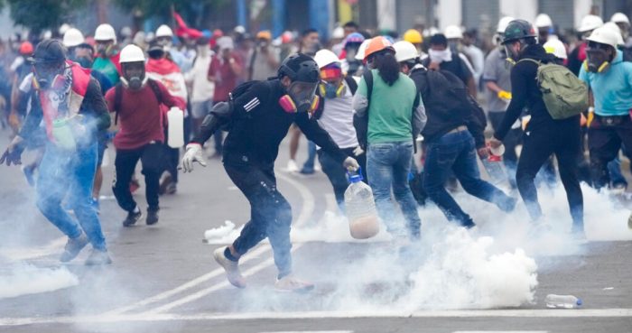 Protestas en Perú