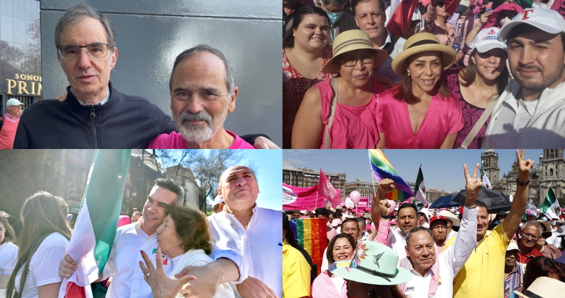 La segunda edición de la marcha en defensa del Instituto Nacional Electoral (INE), la cual se celebró este domingo con una concentración en el Zócalo de la Ciudad de México (CdMx), contó con la asistencia de diversos personajes de la oposición, quienes destacan en el ámbito político, empresarial y de la llamada sociedad civil.