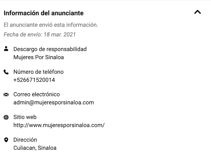 Con el número 667 152 0014 se han registrado diversas compras de promoción de publicaciones en las redes sociales de Proyecto 3, Mujeres por Sinaloa, Parlamento Universitario, 4T Ruta 2021 y Gremio.