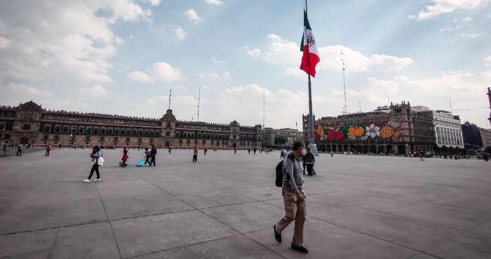 Plancha del Zócalo de la Ciudad de México.