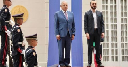 Andrés Manuel López Obrador, Presidente de México, y Nayib Bukele, Presidente del El Salvador.