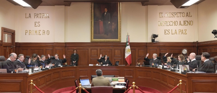 El pleno de la Suprema Corte de Justicia de la Nación, con la presencia de la Ministra Presidenta, Norma Piña, el pasado 23 de mayo. Foto: Suprema Corte de Justicia de la Nación, Cuartoscuro