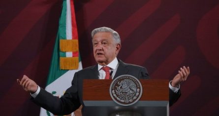 El Presidente Andrés Manuel López Obrador.