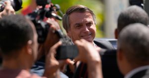 El expresidente de Brasil Jair Bolsonaro en Brasilia el 26 de abril de 2023.