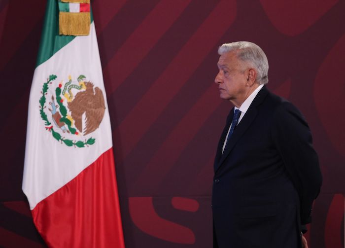 Andrés Manuel López Obrador, Presidente de México, durante su conferencia de prensa matutina en Palacio Nacional. Foto: Andrea Murcia Monsivais, CuartoscuroAndrés Manuel López Obrador, Presidente de México, durante su conferencia de prensa matutina en Palacio Nacional.