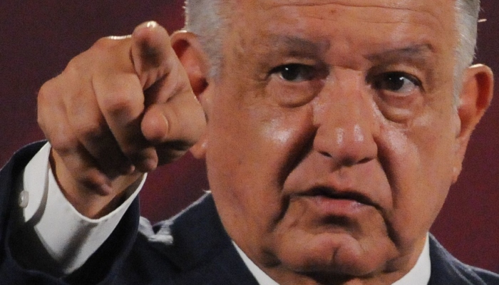 El Presidente Andrés Manuel López Obrador durante la conferencia de prensa matutina. Foto: : Daniel Augusto, Cuartoscuro