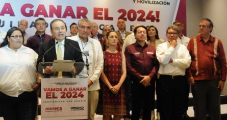 Conferencia sobre de las decisiones del Consejo Nacional de Morena.