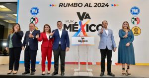 Los presidentes de los partidos Acción Nacional (PAN), Revolucionario Institucional (PRI) y de la Revolución Democrática (PRD) anunciaron este día que van juntos para la elección presidencial de 2024 y, con apenas autocrítica, hicieron un buen balance de la derrota en el Estado de México, el mayor estado de la República.