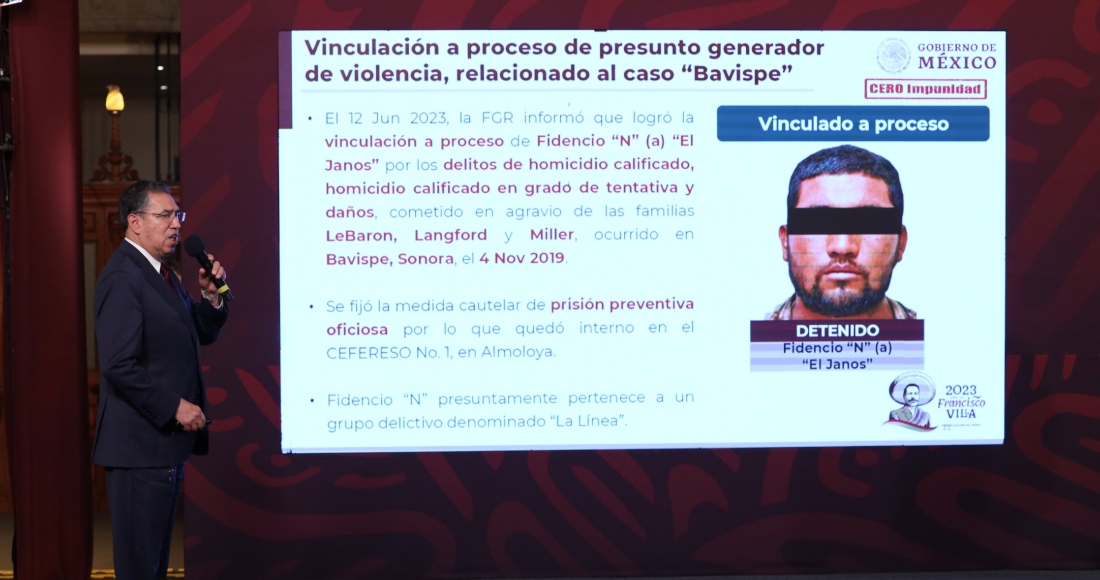 La sentencia emitida por un Juez federal contra Fidencio "N", alias "El Janos", sería la primera resolución contra los responsables de la masacre de tres mujeres y seis niños miembros de la familia Lebarón, ocurrida en 2019. Foto: Luis Rodríguez Bucio, tomada de su cuenta de Twitter