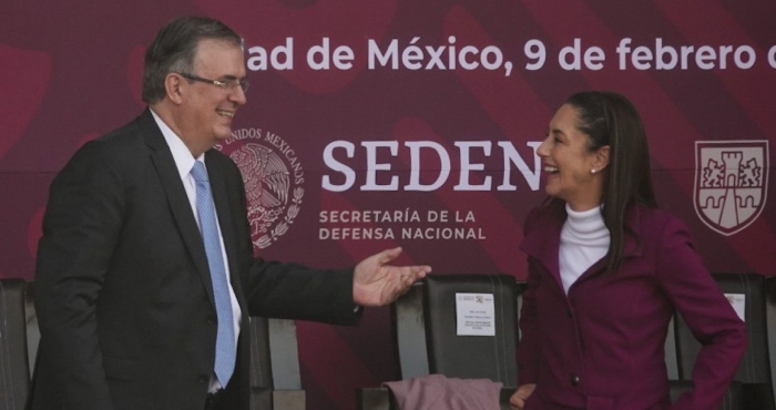 Marcelo Ebrard y Claudia Sheinbaum.