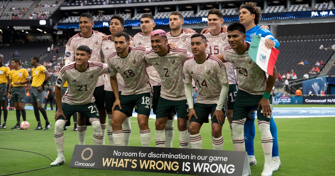 La Selección Mexicana el domingo 18 de junio de 2023.