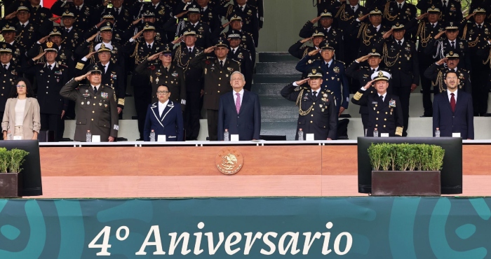 Cuarto aniversario de la creación de la Guardia Nacional (GN).