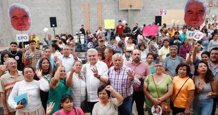 Tras el evento conmemorativo celebrado en Palacio Nacional, Prieto Ortega anunció que abandonará la titularidad del Instituto para Devolver al Pueblo lo Robado (Indep) y se lanzará por la candidatura de Morena para gobernar Guanajuato. Foto: Tomada de sus redes sociales