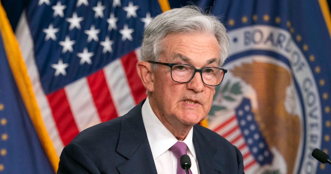 El presidente de la Reserva Federal, Jerome Powell, habla tras una reunión de la Comisión Federal de Mercado Abierto, 14 de junio de 2023, en la sede de la Fed, en Washington.