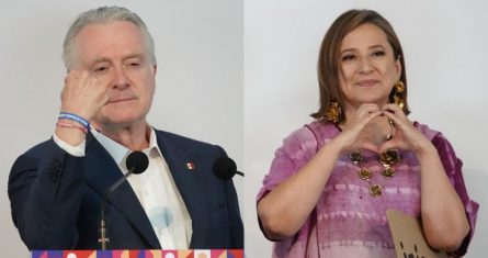 Xóchitl Gálvez y Santiago Creel se registraron esta mañana en la convocatoria del Comité Organizador del Frente Amplio por México para contender por la candidatura presidencial de la oposición rumbo al 2024.