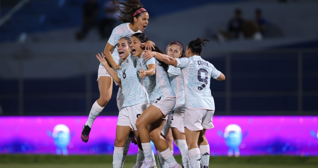 El Tri femenil anotó el gol del triunfo en el tiempo extra de una intensa final contra Venezuela. La futbolista Natalia Mauleón hizo la anotación que valió la medalla de oro en San Salvador 2023. Foto: CONADE