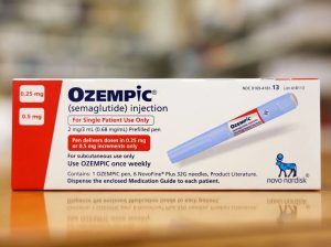 Una caja con el medicamento Ozempic