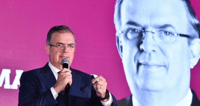 El aspirante presidencial Marcelo Ebrard.