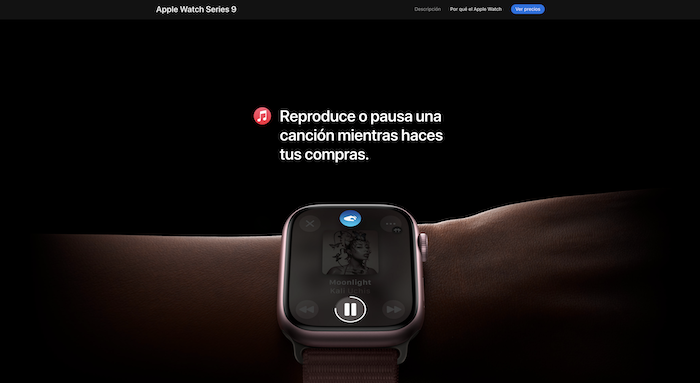 El Apple Watch Series 9 que fue presentado este martes.