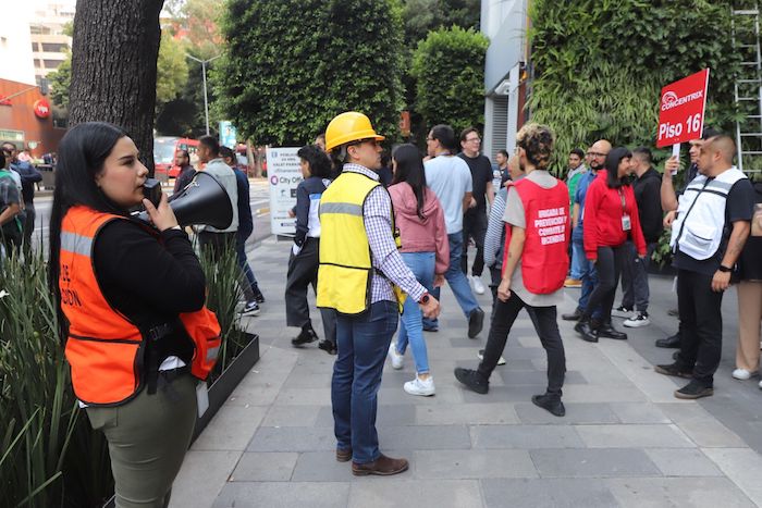 El Segundo Simulacro Nacional 2023 en la Ciudad de México.