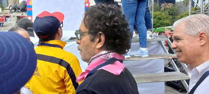 En el evento, también estuvo presente el legislador y exaspirante a representar el Frente Amplio, Gabriel Quadri.