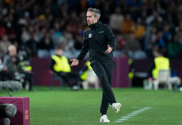 El técnico de España Jorge Vilda durante la final contra Inglaterra en el Mundial femenino, el domingo 20 de agosto de 2023, en Sydney. Foto: Abbie Parr, AP