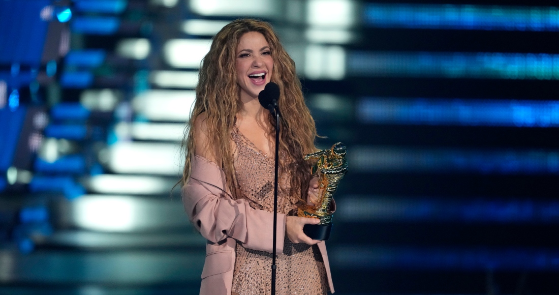 Shakira recibe el premio Video Vanguard en los Premios MTV a los Videos Musicales el martes 12 de septiembre de 2023 en el Prudential Center en Newark, Nueva Jersey.