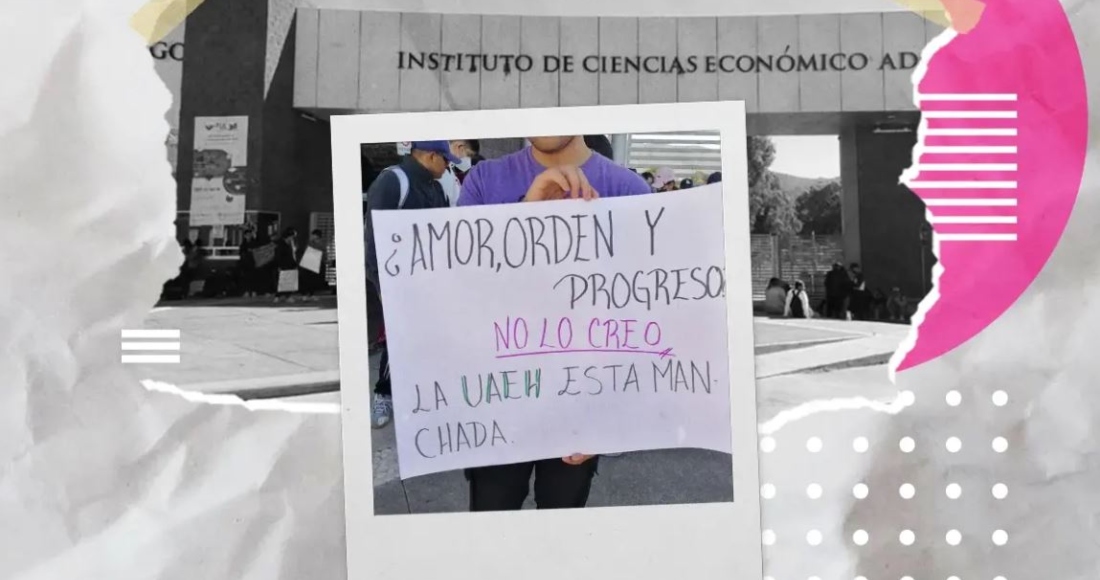 Alumnos de cinco institutos de la UAEH concretan paro general en apoyo al movimiento estudiantil. Foto: Central