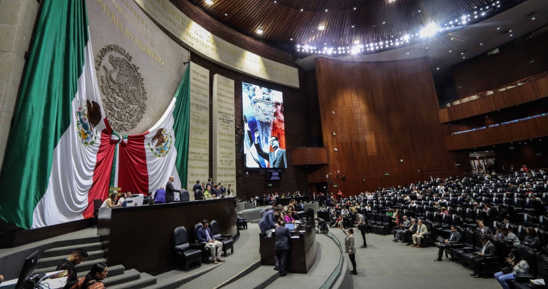 Sesión solemne de la Cámara de Diputados para conmemorar los cincuenta años del golpe de estado de 1973 en la República de Chile. Foto: Mario Jasso, Cuartoscuro