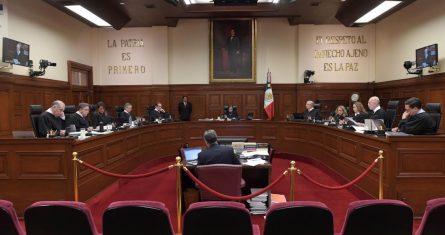 El pleno de la Suprema Corte de Justicia de la Nación (SCJN) encabezado por la Ministra Norma Piña.