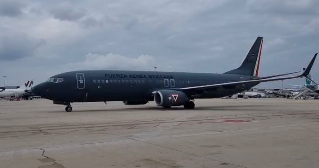 2 aviones más de Sedena despegaron del Aeropuerto Intl. Ben Gurión hacia Ciudad de México. Foto: Twitter @aliciabarcena