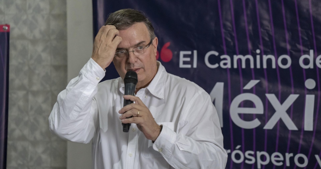 El aspirante presidencial Marcelo Ebrard.