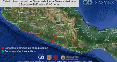 El Informe preliminar del estado actual del Sistema de Alerta Sísmica Mexicano.