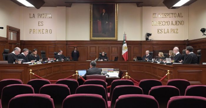 El pleno de la Suprema Corte de Justicia de la Nación (SCJN).