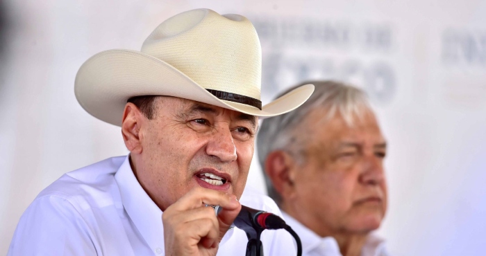 Alfonso Durazo, Gobernador de Sonora, y el Presidente Andrés Manuel López Obrador.