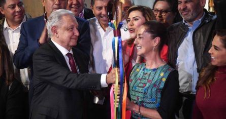 AMLO y Claudia Sheinbaum.