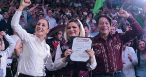 Claudia Sheinbaum Pardo y Claudia Delgadillo mostraron un frente unido en Jalisco, en donde la Coordinadora Estatal de la 4T en Jalisco obtuvo su registro como única precandidata para ocupar la gubernatura del estado en 2024.