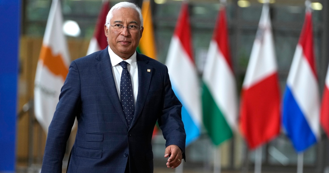 El Primer Ministro de Portugal, António Costa, en la cumbre de la Unión Europea en Bruselas, el 26 de octubre de 2023.