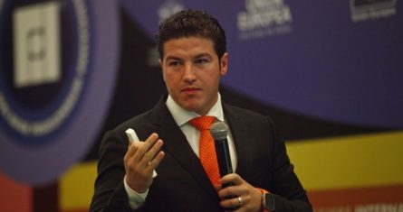 Samuel García, precandidato presidencial de Movimiento Ciudadano (MC).