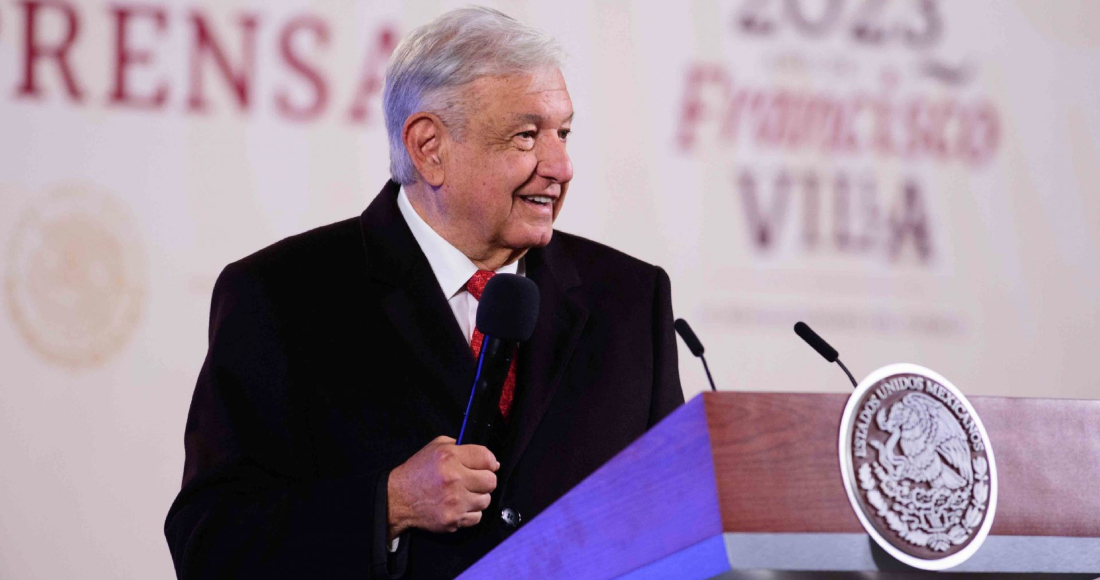 Andrés Manuel López Obrador durante su conferencia de este 13 de diciembre.