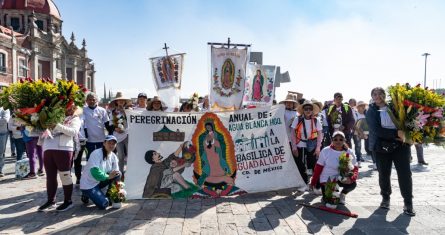 La Alcaldía Gustavo A. Madero informó que, hasta las 22:00 horas de ayer lunes, se había registrado la llegada de tres millones 104 mil 660 peregrinas y peregrinos a la Basílica de Guadalupe.