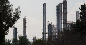 Aspectos de la refinería Miguel Hidalgo, la cual fue sede del evento encabezado por el presidente Andrés Manuel López Obrador para conmemorar el 81 aniversario de la “Expropiación Petrolera”.