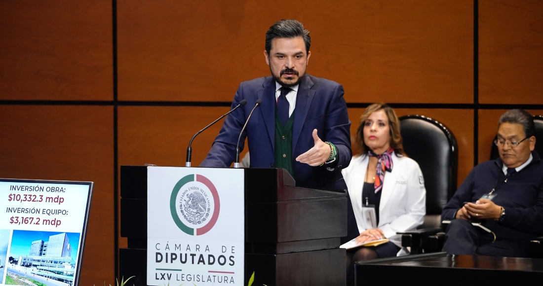 El director general del Instituto Mexicano del Seguro Social (IMSS), Zoé Robledo, compareció ayer lunes ante las comisiones de salud y de seguridad social de la Cámara de Diputados, con motivo del análisis del Quinto Informe de Gobierno.