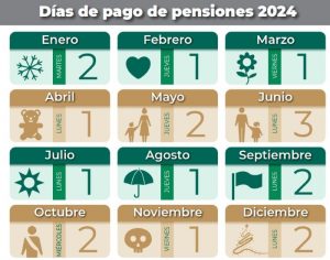 Las y los pensionados del IMSS recibirán la prestación económica en las primeras fechas de cada mes durante el 2024, siendo el primer depósito el próximo 2 de enero. 