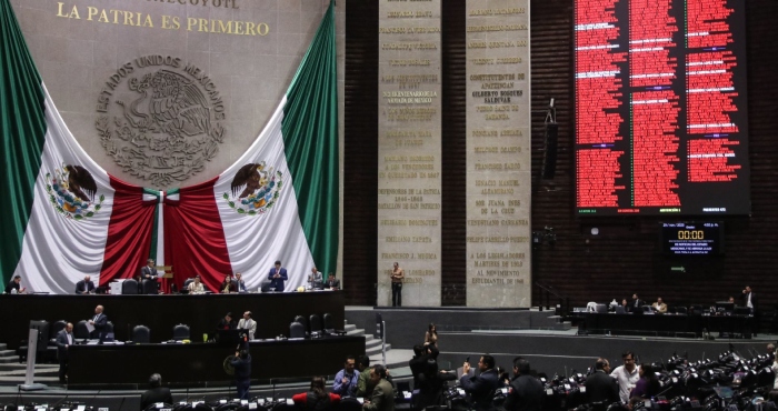 Una sesión en la Cámara de Diputados.