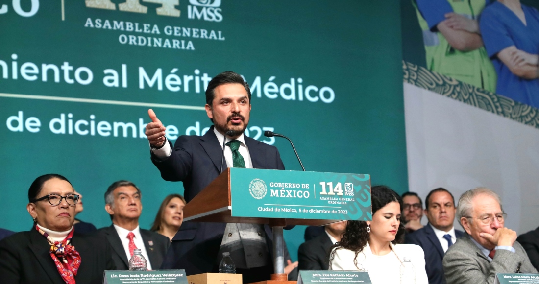 El director general del Instituo Mexicano del Seguro Social (IMSS), Zoé Robledo, rindió su informe de labores 2022-2023, en el que destacó la creación del Órgano Público Descentralizado (OPD) IMSS Bienestar.