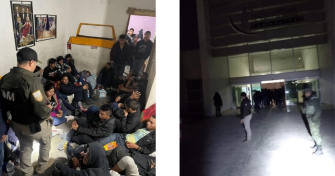 El Gobierno de Tamaulipas dio a conocer que halló a un grupo de 61 personas migrantes en Reynosa, Tamaulipas, dentro de una casa de seguridad en la colonia Balcones de Alcalá. Foto: X @SPRInforma